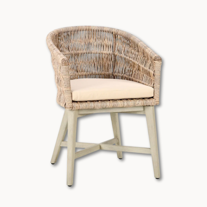 Collins Outdoor Dining Chair - Natural Sand