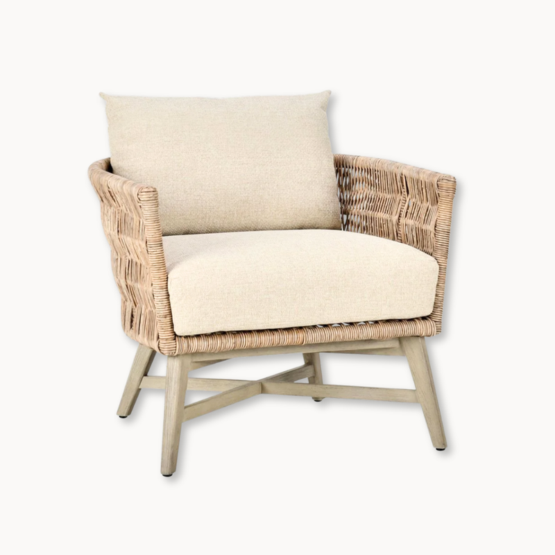 Collins Outdoor Accent Chair - Natural Sand