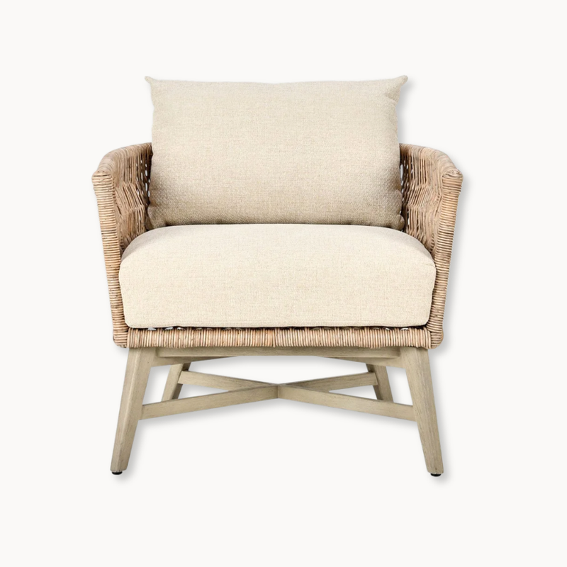 Collins Outdoor Accent Chair - Natural Sand