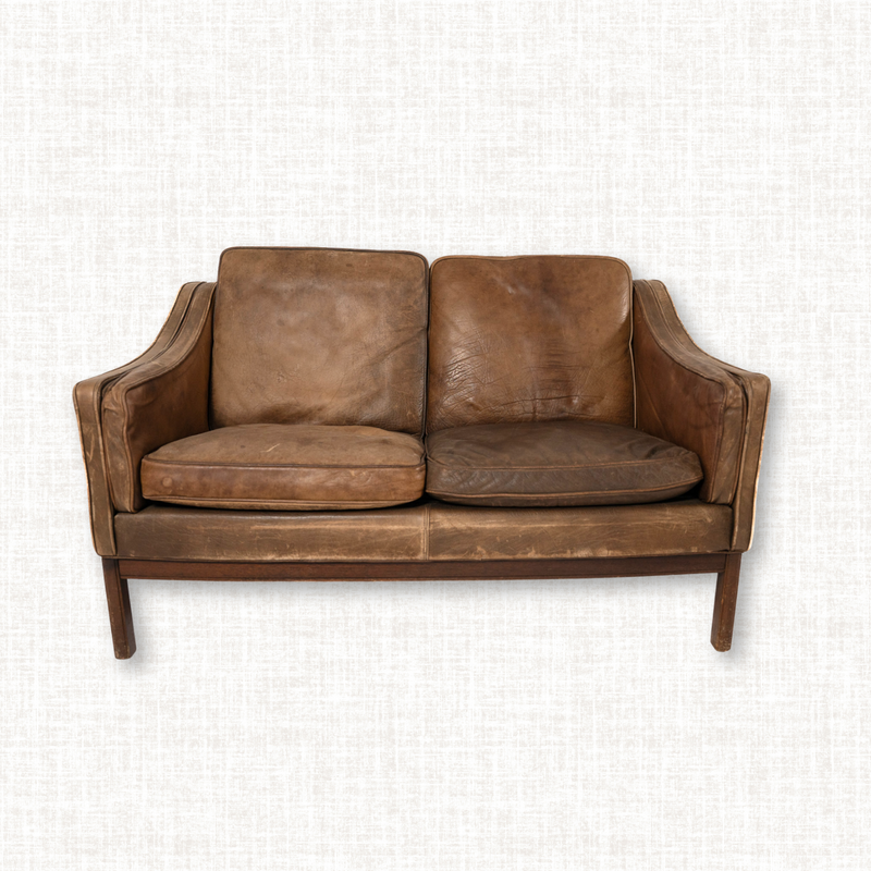 Borge Mogenson Leather Two-Seater