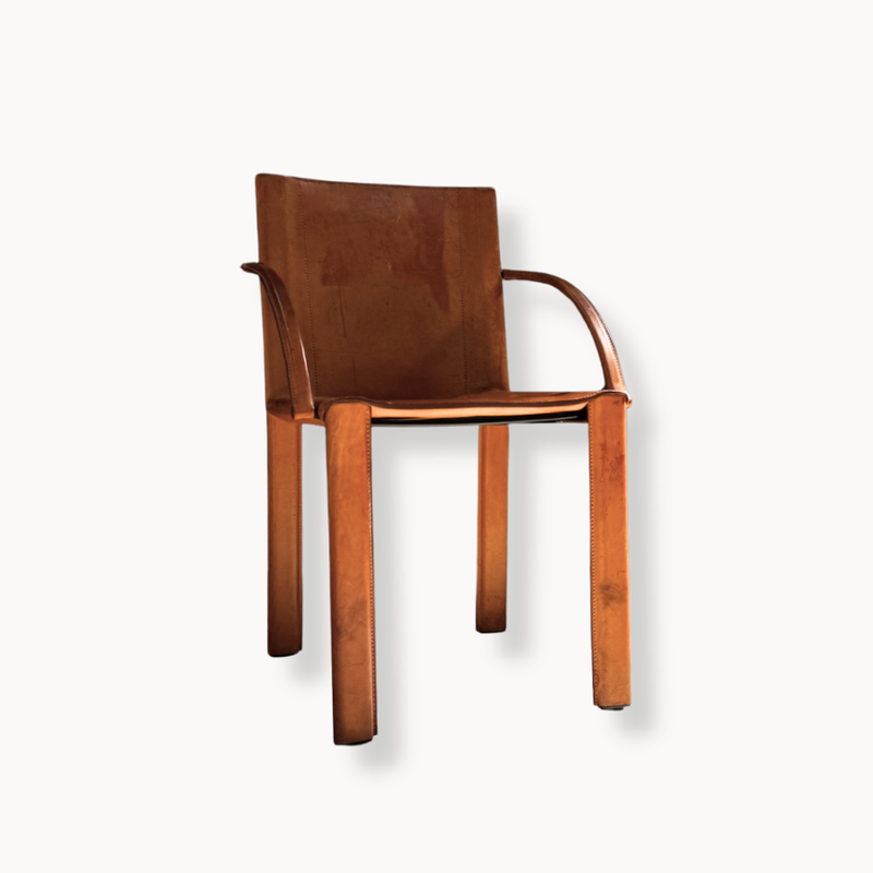 Matteo Grassi Leather Armchair (Set of 2)