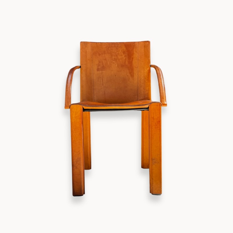 Matteo Grassi Leather Armchair (Set of 2)