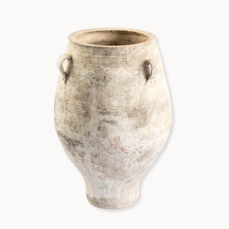 Antique 3-Handled Olive Jar