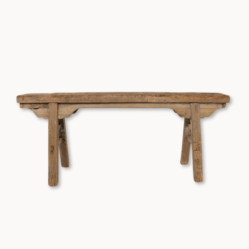 Decorative Arched Wooden Bench