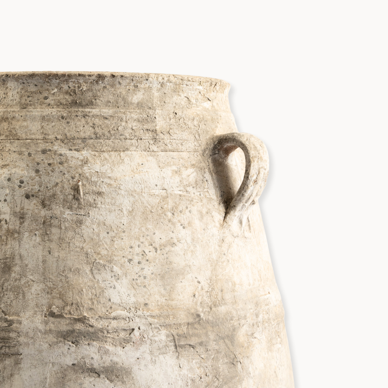 Antique 3-Handled Olive Jar