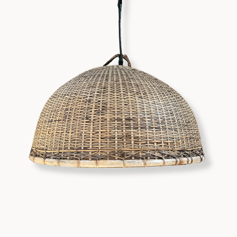 Rattan Circular Pendant