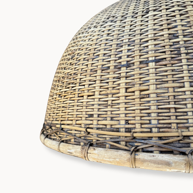 Rattan Circular Pendant