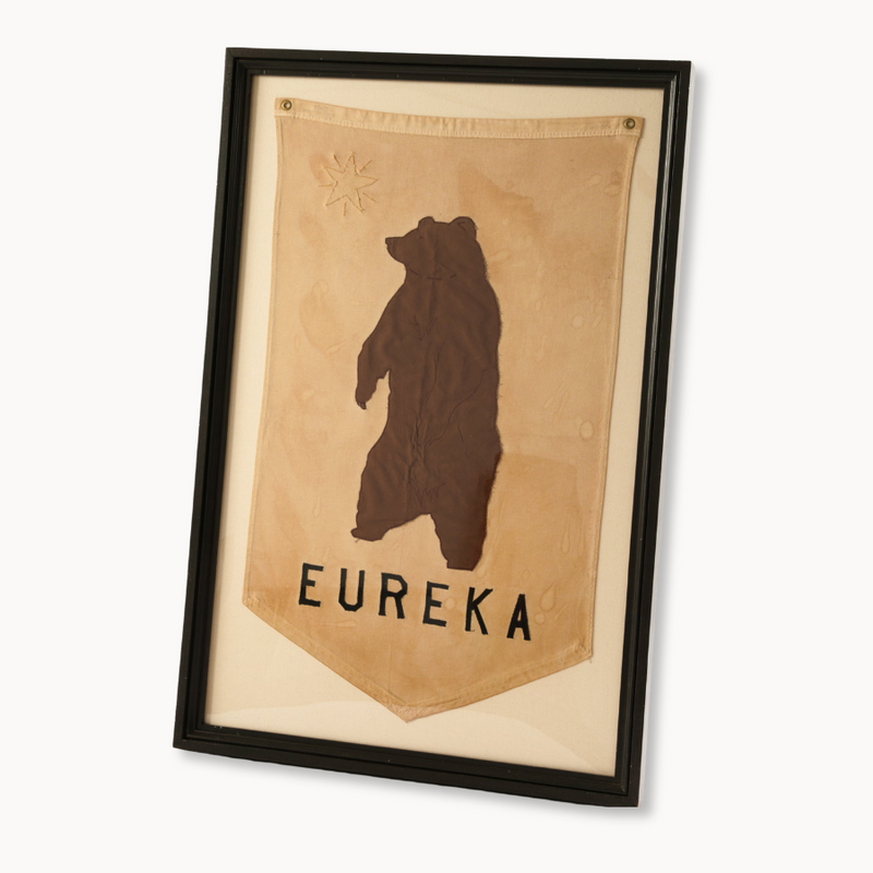 Framed Vintage Eureka Banner