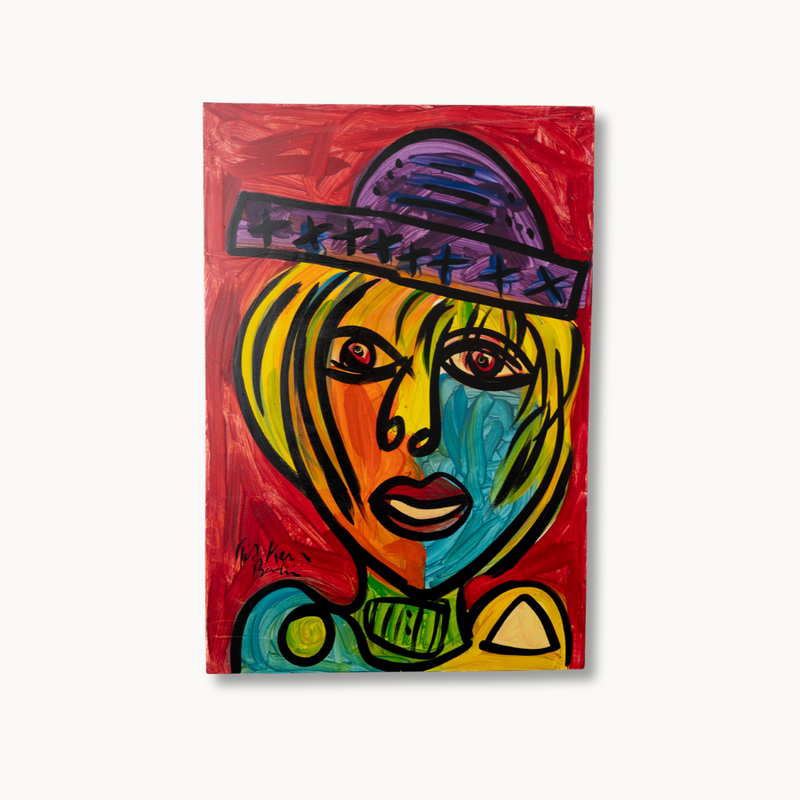 "Madhatter" Abstract Portrait by Peter Keil