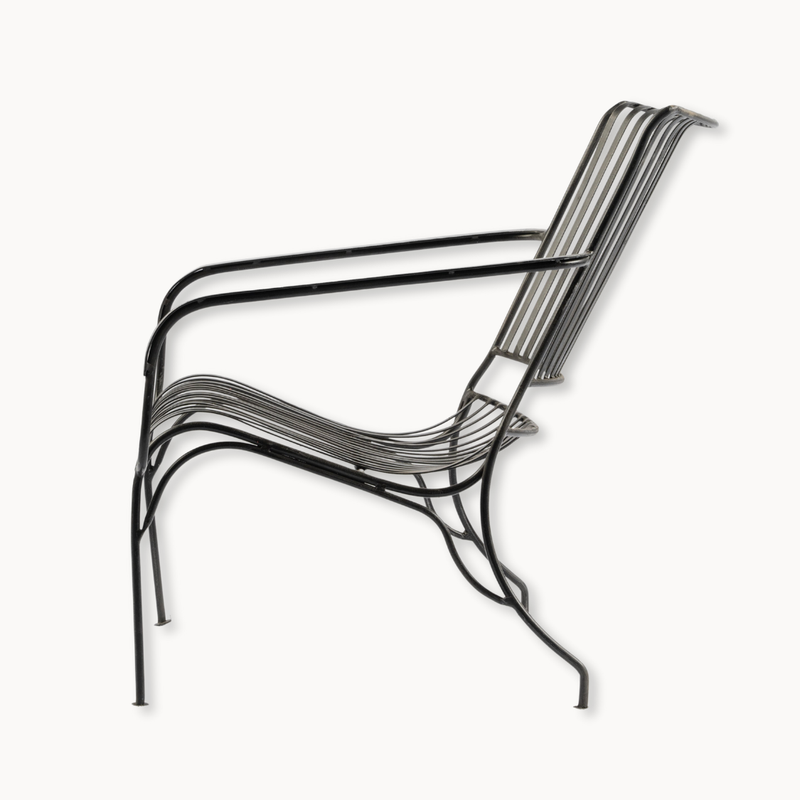 Outdoor Metal Slat Chair