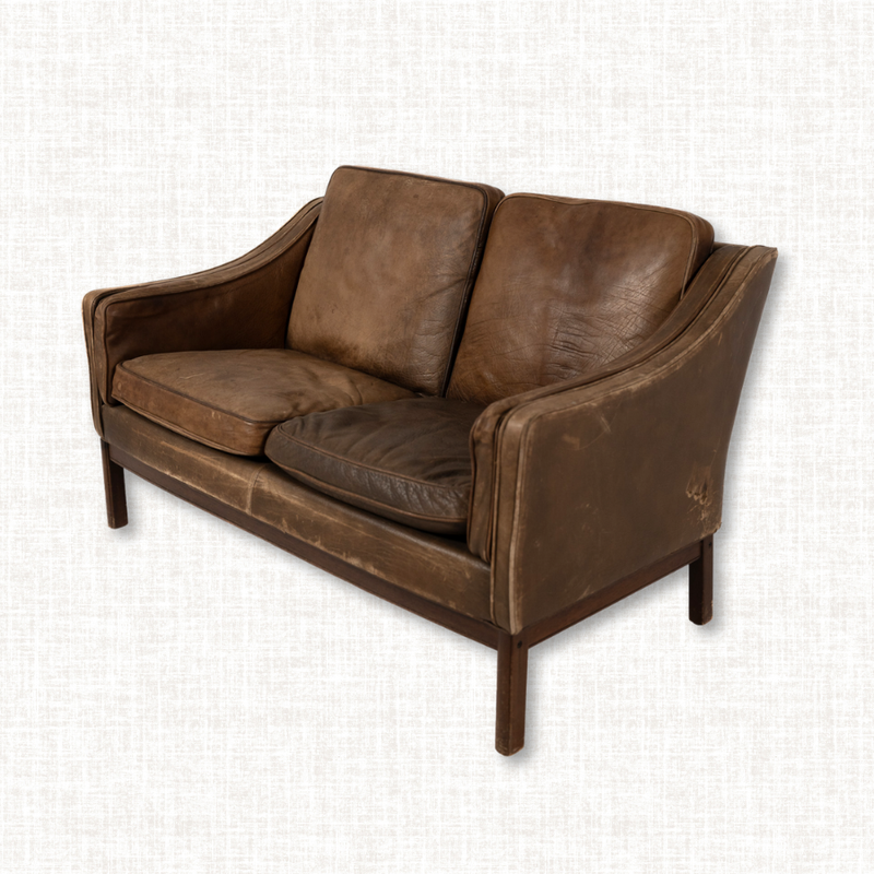 Borge Mogenson Leather Two-Seater