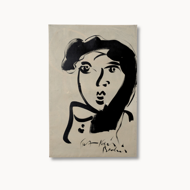 "Windswept" Abstract Portrait by Peter Keil