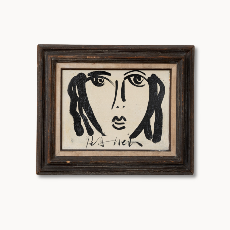"Lost in Thought" Abstract Portrait by Peter Keil