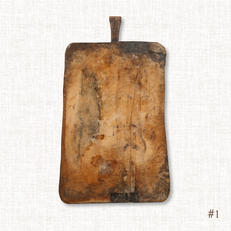 Vintage Wood Handled Cutting Board