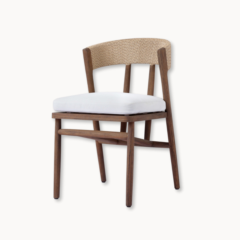 Mus Outdoor Dining Chair - Arashi Salt