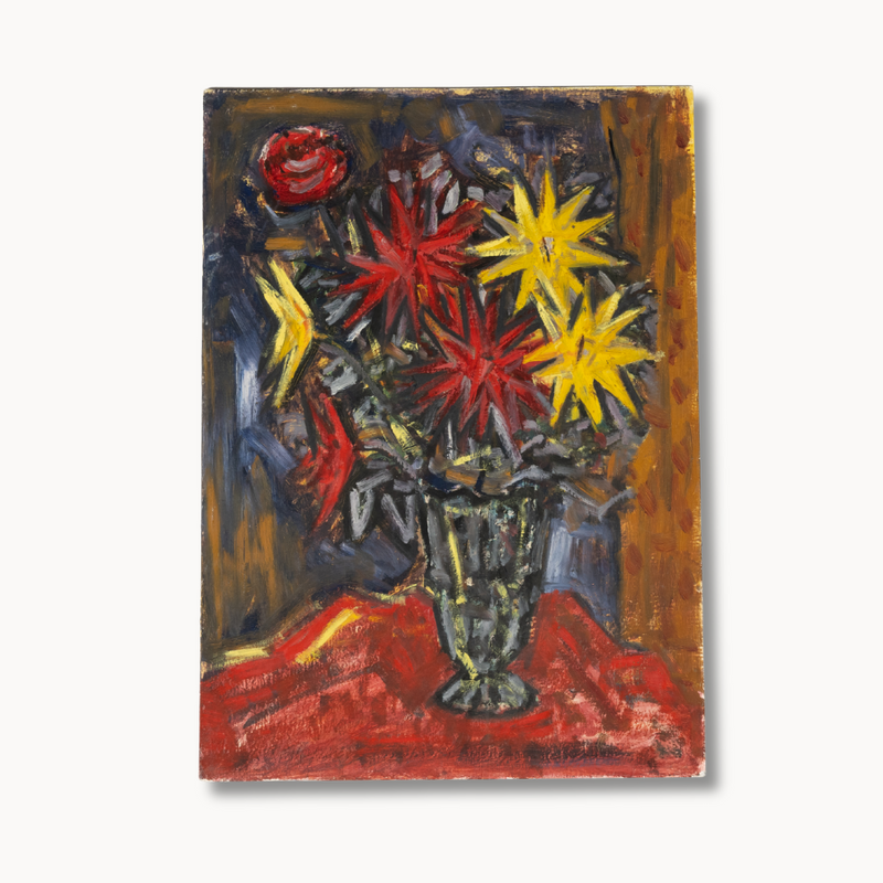 "A Spark of Red Spring" Primitivism Piece by Vitek