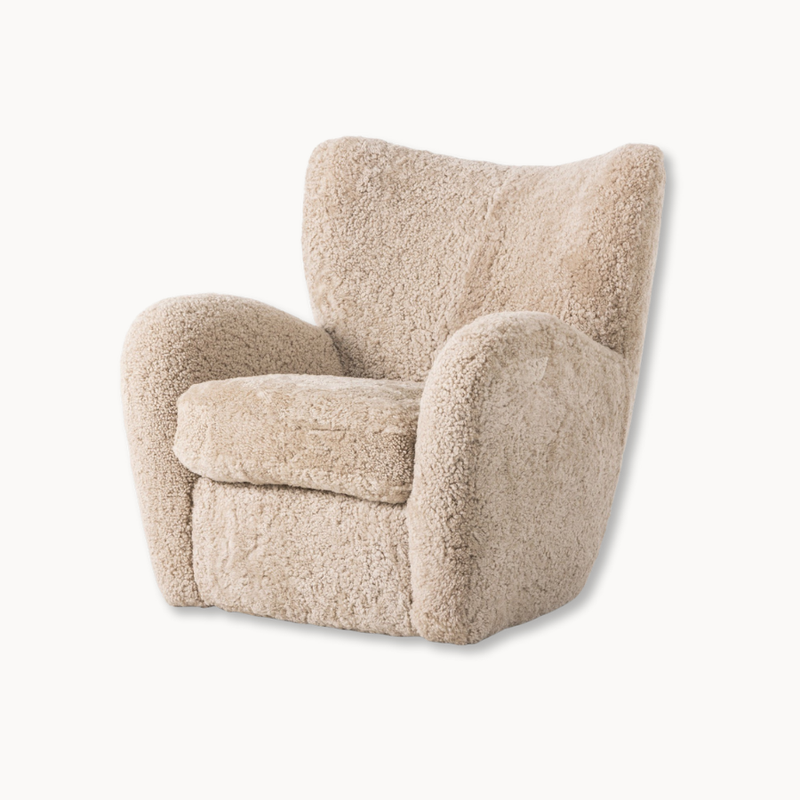 Barro Chair - Beige Shearling