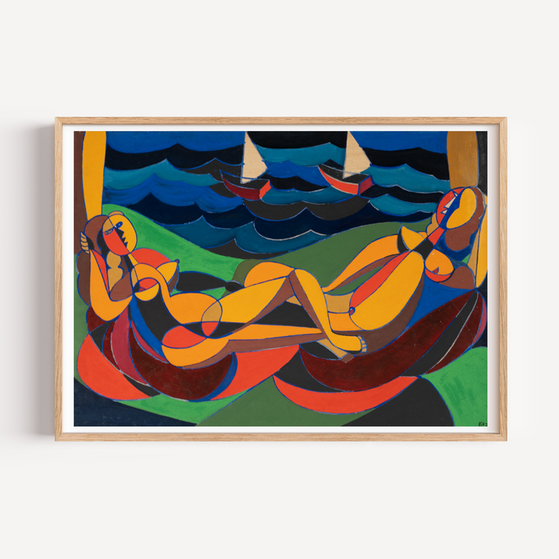 "Boat Days" Primitivism Piece by Vitek