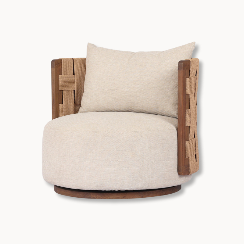 Isa Outdoor Chair - Natural Textured Casa Cream