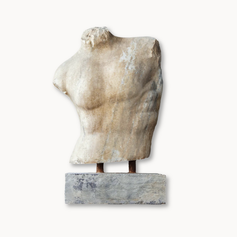Etched Marble Bust