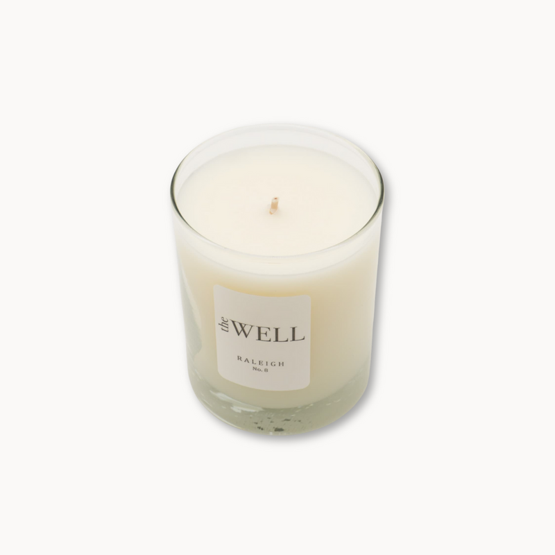 The Well Raleigh No. 8 Clear Candle