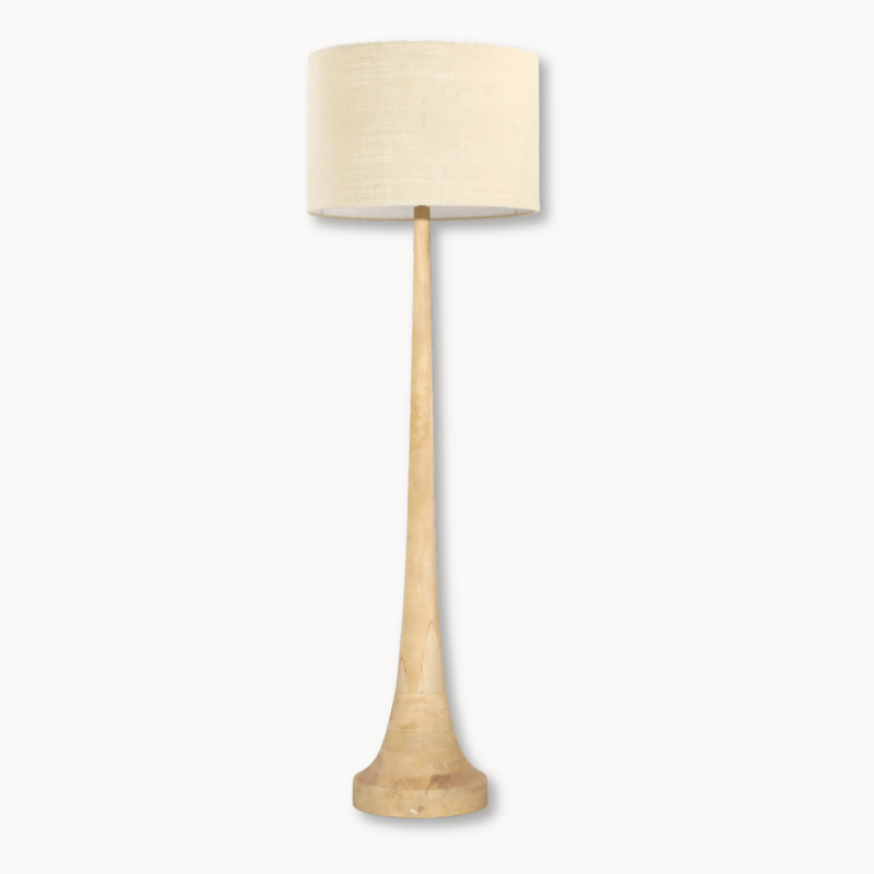 Charlene Floor Lamp - Natural Brown