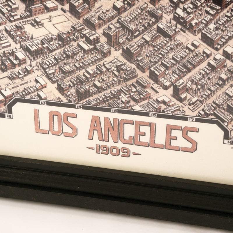 Framed Vintage Map Print