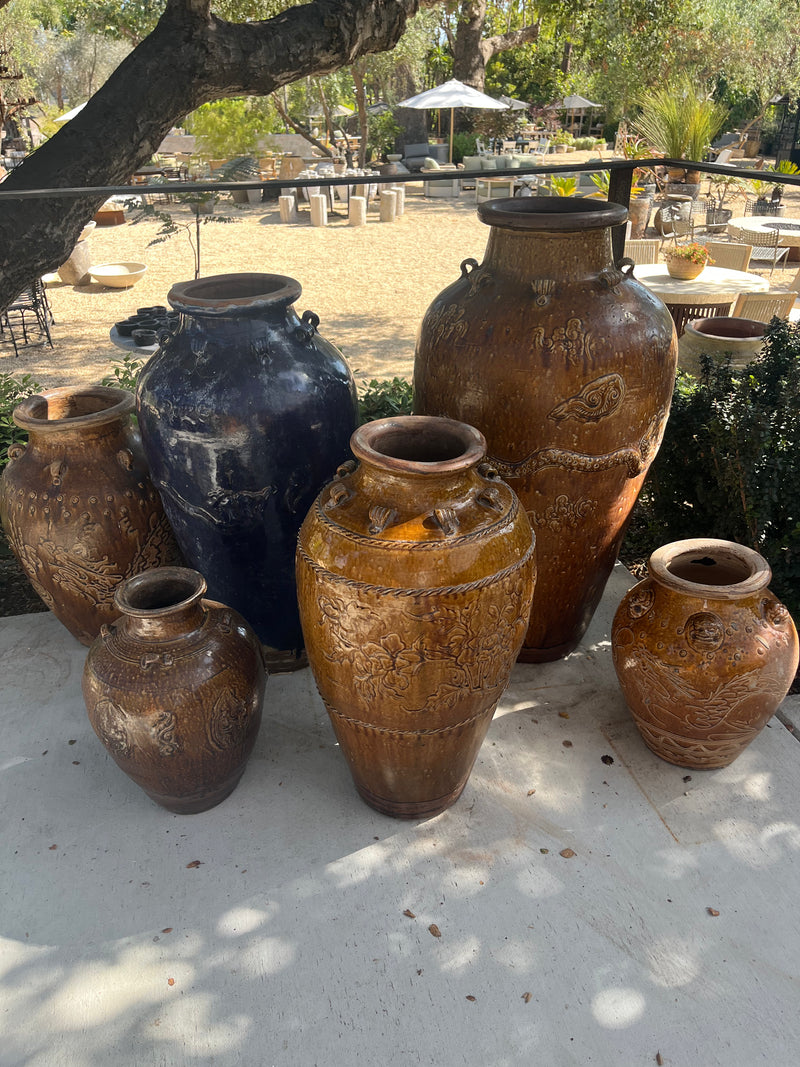 Antique Martaban Earthenware Vessel
