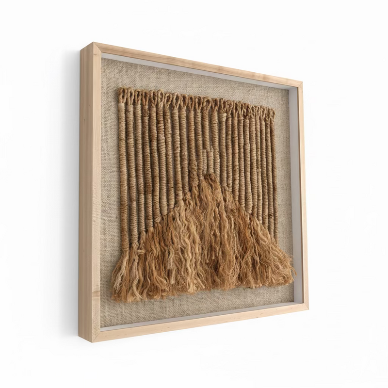 Woven Textile Art Piece