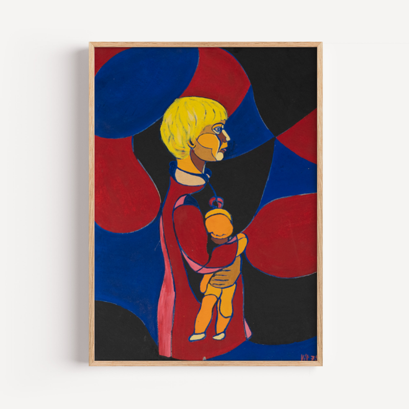 "Protector" Primitivism Piece by Vitek