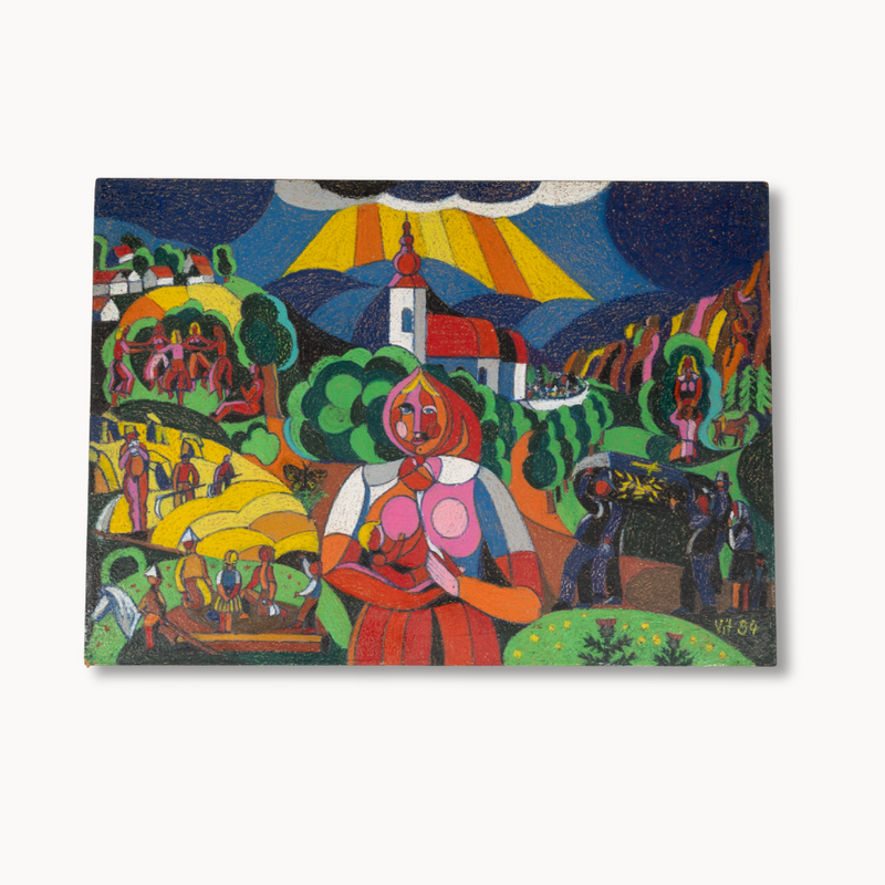 "Quiet Strength" Primitivism Piece by Vitek