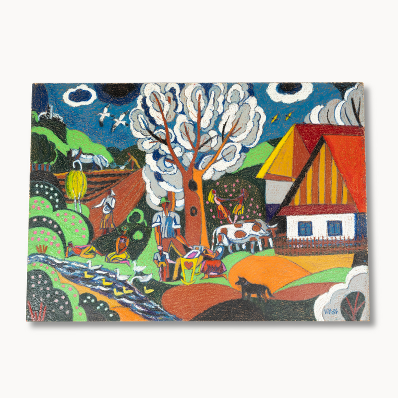 "Ranchin" Primitivism Piece by Vitek