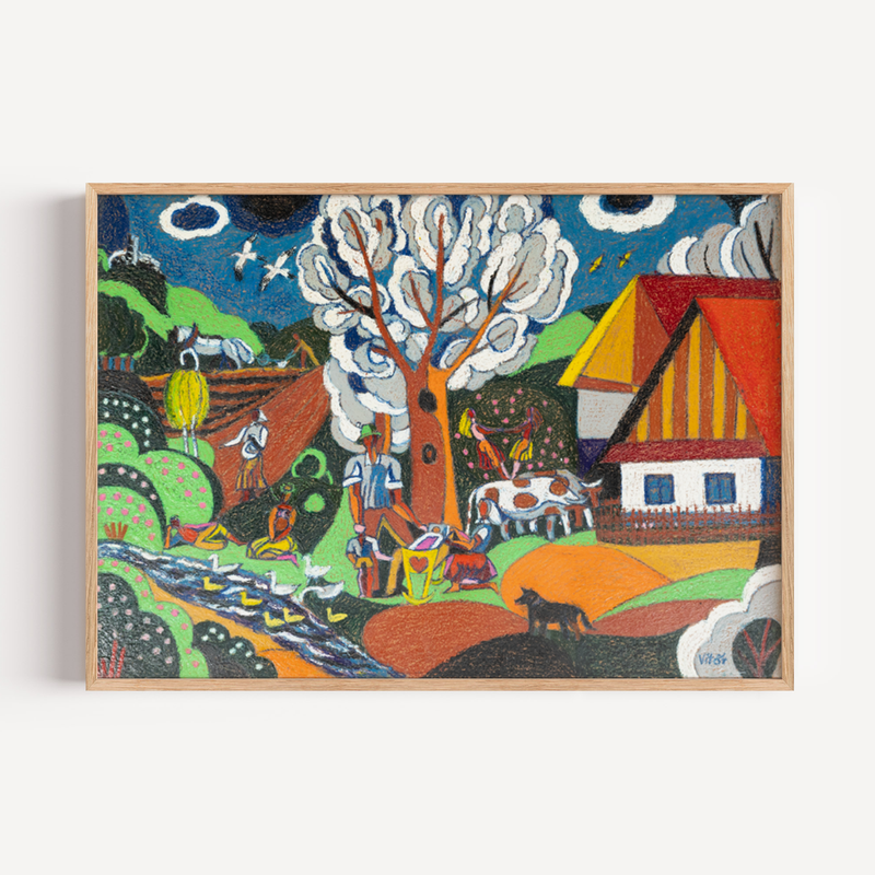 "Ranchin" Primitivism Piece by Vitek