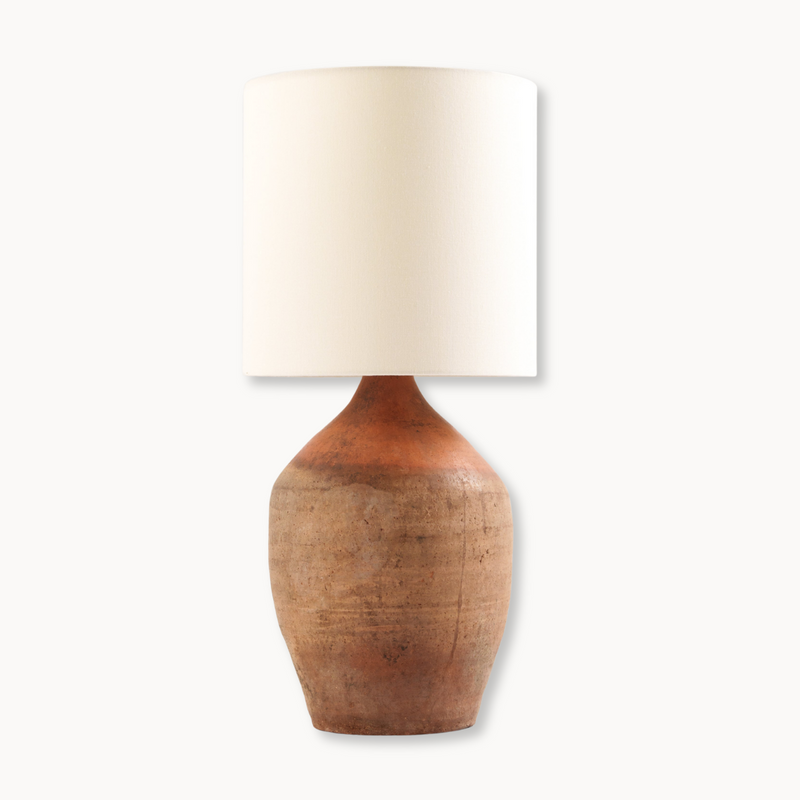Clay Rice Wine Bottle Lamp