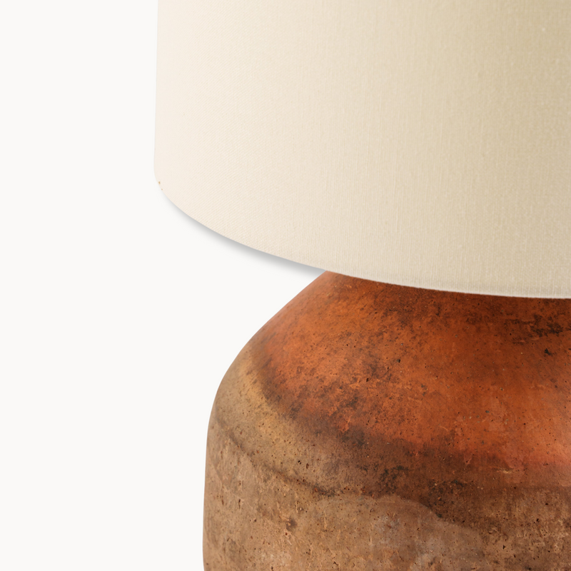 Clay Rice Wine Bottle Lamp