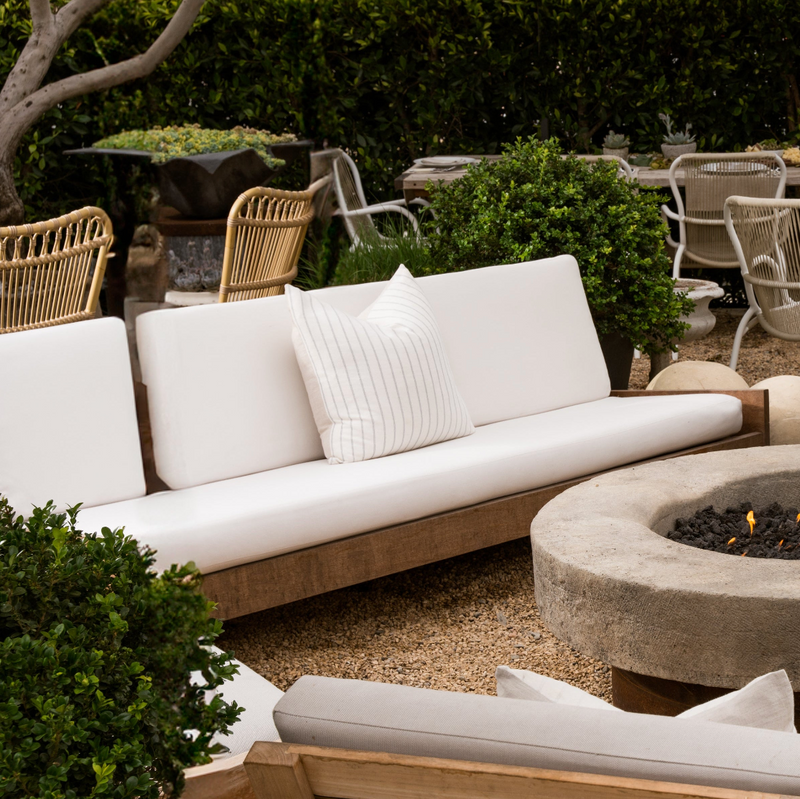 Custom Teak Outdoor Sofa