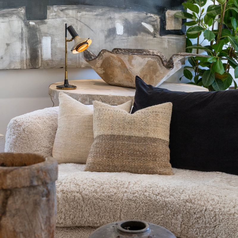 Kidney Bean Shearling Sofa (100% Sheepskin)