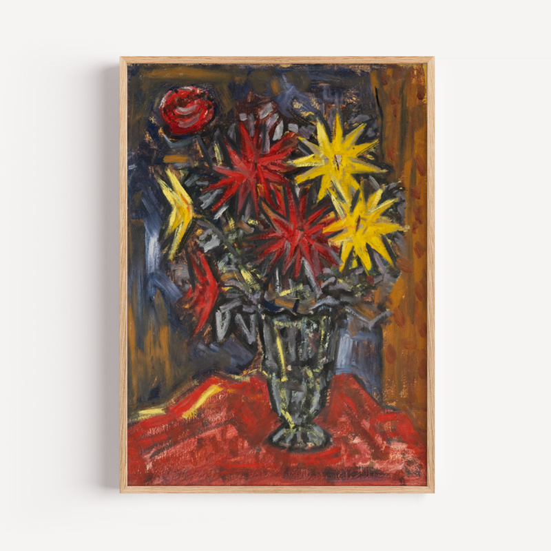 "A Spark of Red Spring" Primitivism Piece by Vitek