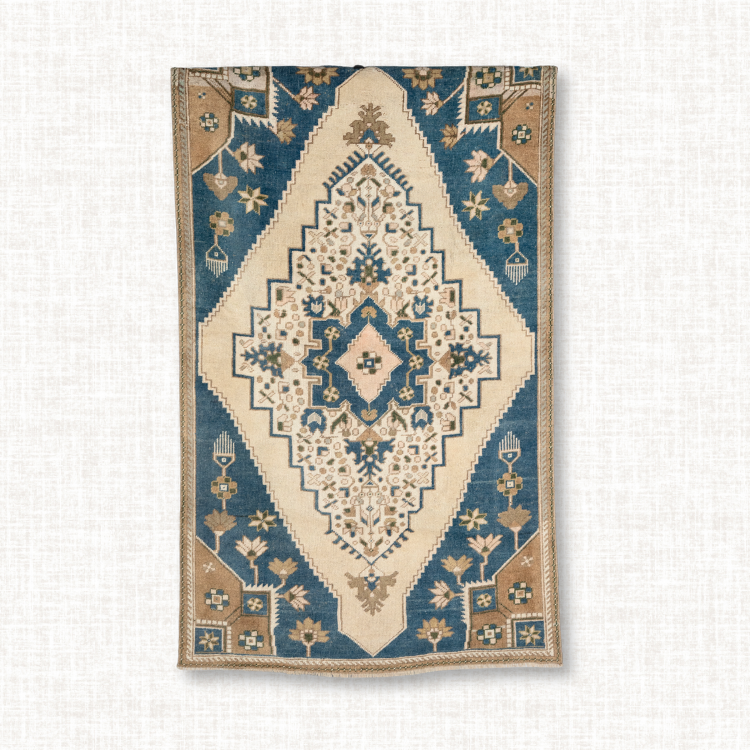 Caspian Bloom Vintage Rug