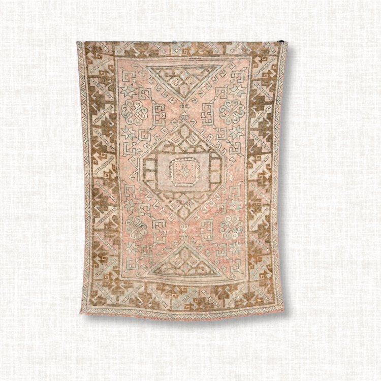 Blush Horizon Vintage Anatolian Rug