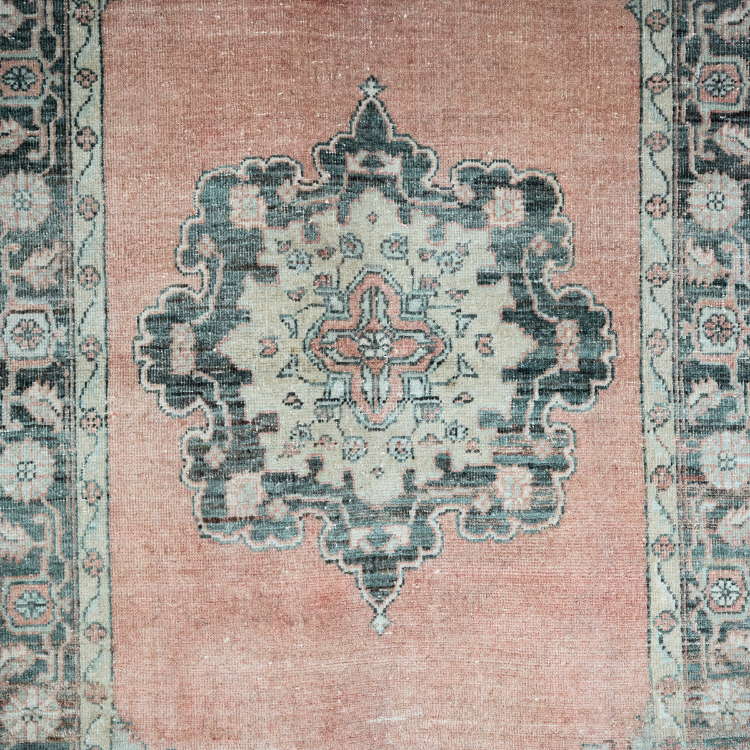 Blush Medallion Vintage Rug