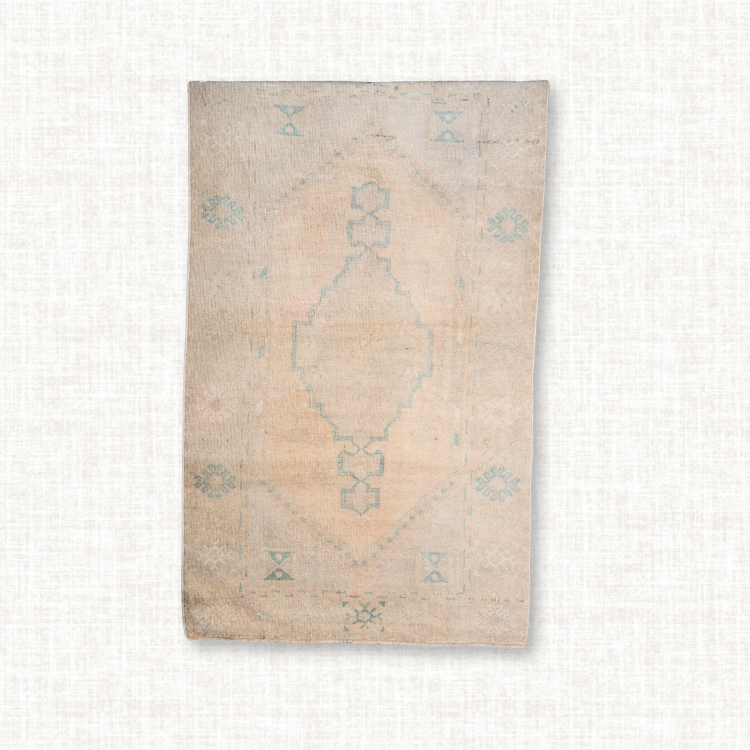 Pale Horizon Vintage Rug