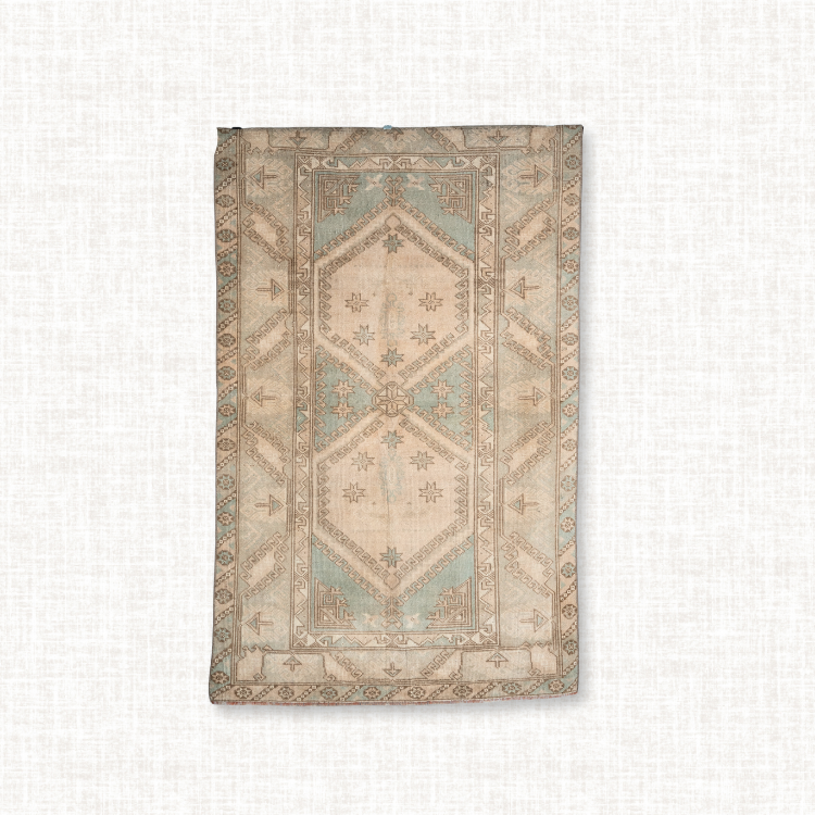 Faded Starfield Geometric Rug