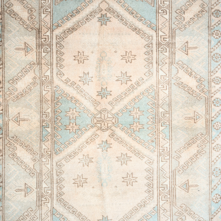 Faded Starfield Geometric Rug